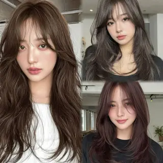 ロング カラー 🎀韓国レイヤー YURINA🎀のヘアスタイル