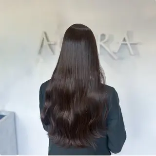ロング HONOKA/矯正/ ボブ/艶感カラーのヘアスタイル