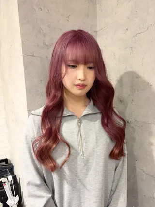 セミロング カラー パーソナルカラー 診断🍀マリンのヘアスタイル