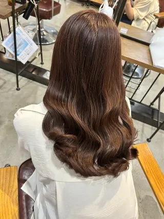 ロング カラー 梅田Lolonois miuのヘアスタイル
