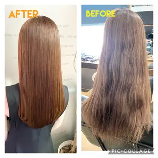 セミロング スズキジュンペイ 銀座/髪質改善のヘアスタイル