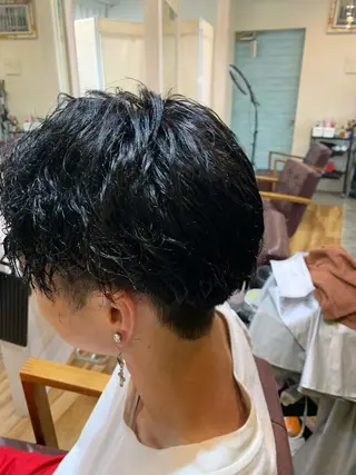 ショート メンズパーマ 髪質改善☆有馬のヘアスタイル