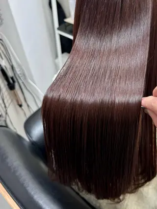 ロング カラー 艶髪改善師/高橋潤 /縮毛矯正のヘアスタイル