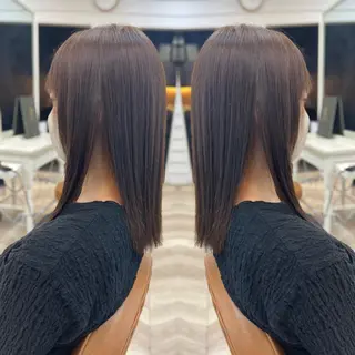 セミロング 塚本/豊橋メンズ特化 パーマ、ヘッドスパのヘアスタイル