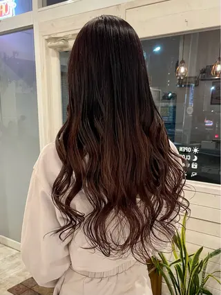 ロング 🍭透明感カラー 志賀拓海🍬🌈のヘアスタイル