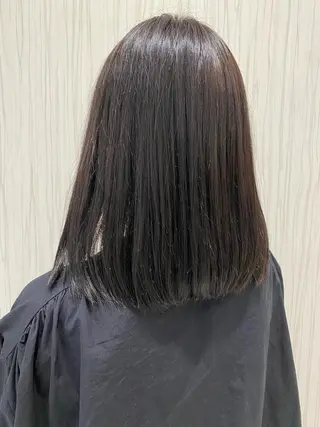 ミディアム カラー ヘアアレンジ 🥀暖色韓国ヘア💕 保科侑花のヘアスタイル
