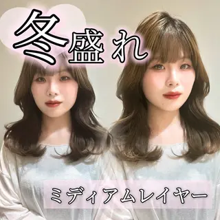 ミディアム 中韓𝐌𝐈𝐗🩶 𝐘𝐔𝐊𝐀のヘアスタイル