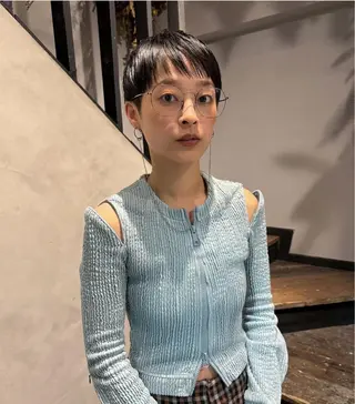 ショート 山田 綾乃/メンズカットのヘアスタイル