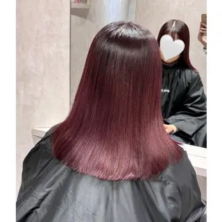 セミロング カラー miyu /トレンド カラー×艶髪のヘアスタイル