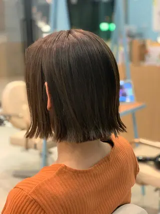 ショート カラー 北川 拓也のヘアスタイル