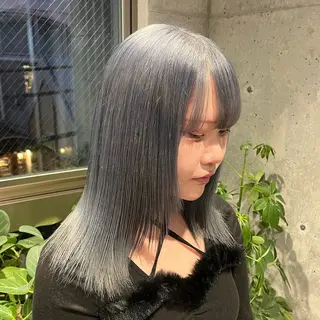 ミディアム カラー 最強デザインカラー/ ブリーチ/アヤミ🌟のヘアスタイル