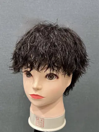 パーマ メンズ arika オケシ　リョウダイのヘアスタイル