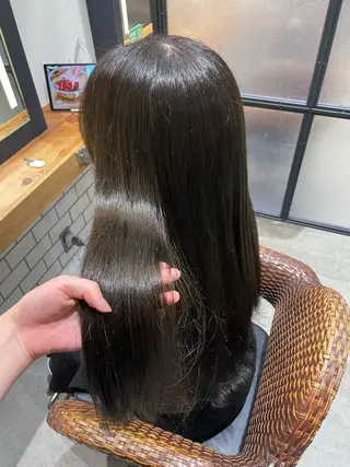 ロング カラー 暖色カラー🤎Red Neo meiのヘアスタイル