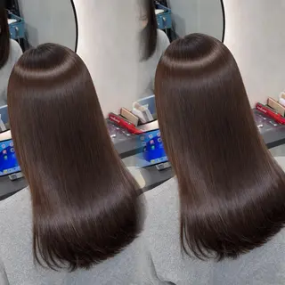 ロング カラー ヘアアレンジ 新宿 /髪質改善/ 縮毛矯正/ヒュウガのヘアスタイル