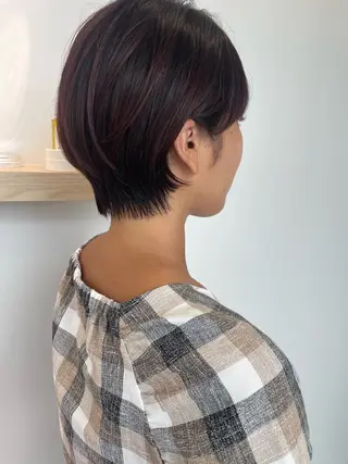ショート カラー DECORA SORAN【本川越】所属・韓国/顔周り/ボブ/ ショート/大川陽太のヘアスタイル