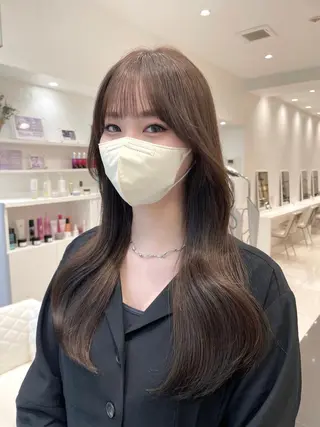 ロング カラー BiBi 武田 あやのヘアスタイル