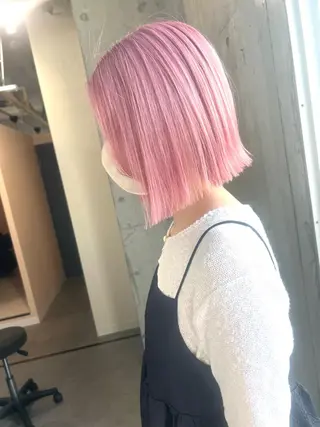 ショート カラー lani ブリーチ /ダブルカラーのヘアスタイル