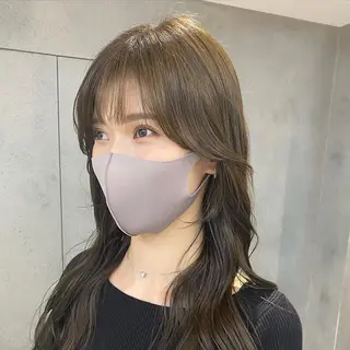 ミディアム 顔周りの垢抜けヘア 立山愛梨のヘアスタイル