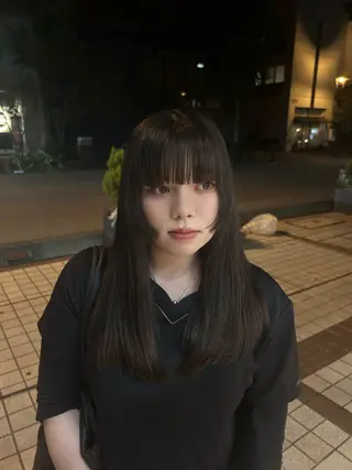 ロング 木藤 優杏のヘアスタイル