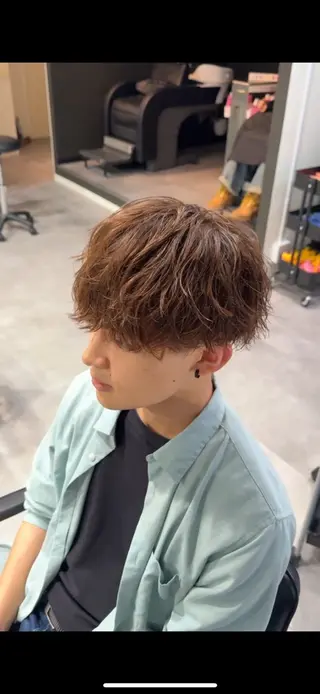 パーマ ✨メンズパーマ必見✨ 🫧メンズ専門ひびきのヘアスタイル