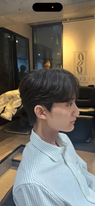パーマ メンズ メンズ特化 ulus高森蓮のヘアスタイル