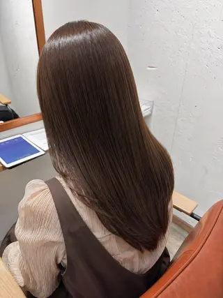 ロング 美髪矯正/艶ストレー ト/髪質改善/楓のヘアスタイル