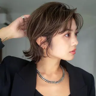 ショート ボブ/レイヤー/髪質 改善/縮毛矯正/銀座のヘアスタイル