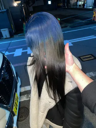 ロング カラー マツダ レンのヘアスタイル