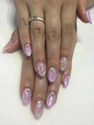 ネイル 💎🐰 saki. m 🐰💎のネイルデザイン