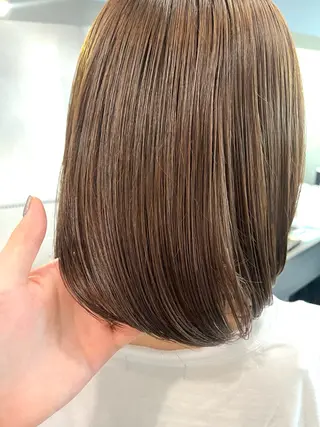 ミディアム ブリーチなし ダブルカラー/ゆなのヘアスタイル