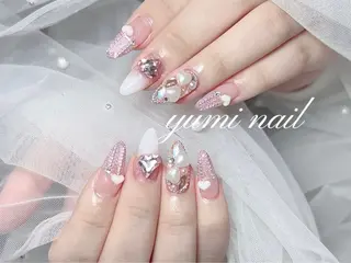 ネイル 𝐲𝐮𝐦𝐢🎀 長さ出しデザイン専門のネイルデザイン