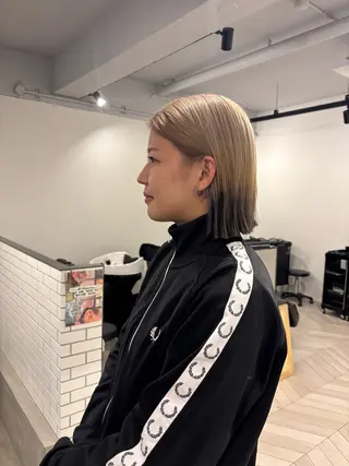 カラー 熊取谷 茉那のヘアスタイル