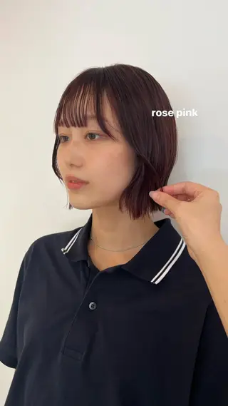ミディアム 目黒 彩花のヘアスタイル