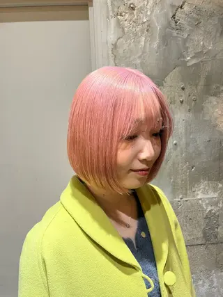 ミディアム カラー ヘアアレンジ 美髪/透明感/レイヤ ーTATSUKI☘️のヘアスタイル