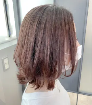ミディアム カラー 【透明感、艶髪】西村 有司のヘアスタイル