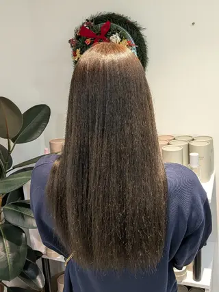 カラー 八木琉河/ハイトーン ブリーチ/艶髪カラーのヘアスタイル