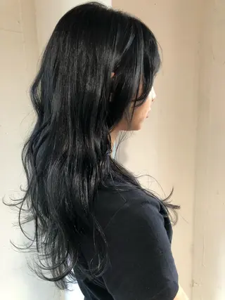 ロング カラー ヘアアレンジ メンズ キッズ ネイル マツエク・マツパ 透明感カラー🤎 ゆりのヘアスタイル