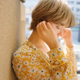 ショート カラー パーマ 【ヘアケア特化型】 newi天王寺のヘアスタイル