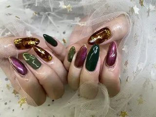 ネイル 🦋ネイルサロン ブラン🌈ゆりのネイルデザイン