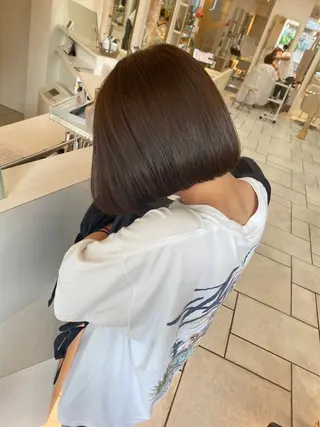 ミディアム 大月 夏歩のヘアスタイル