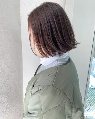ショート カラー 髪質改善/艶髪 やまなかのヘアスタイル
