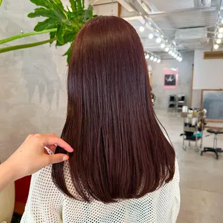 ロング カラー honoka ikegamiのヘアスタイル