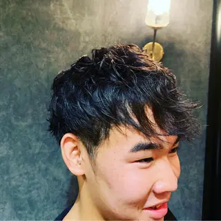 ショート パーマ メンズ ひらお あおとのヘアスタイル