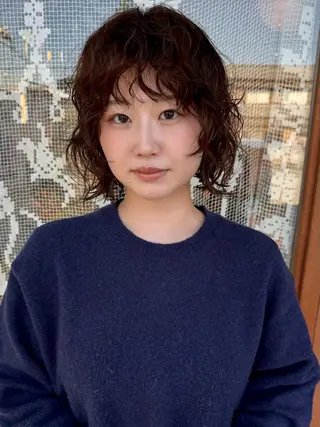 ショート カラー パーマ 中嶋勇太/ショート/ ボブ/三重県松阪市のヘアスタイル