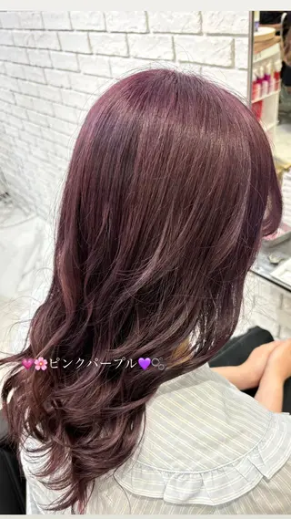 ロング カラー 🥣ケアブリーチカ ラーTakato🥛のヘアスタイル