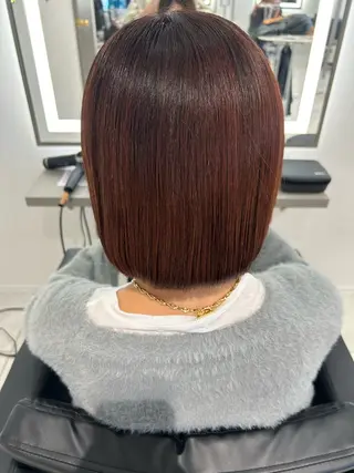 ミディアム カラー mayu なかもずのヘアスタイル