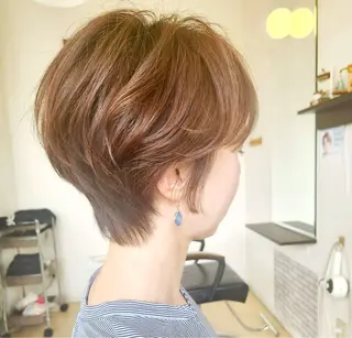ショート 安倍 辰哉のヘアスタイル