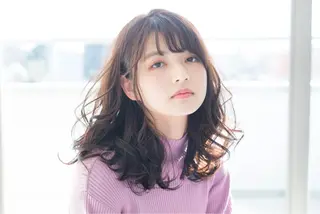 セミロング カラー 小野 和摩のヘアスタイル