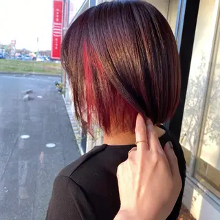 ショート カラー ショートヘアはお任せ 冨樫真未のヘアスタイル