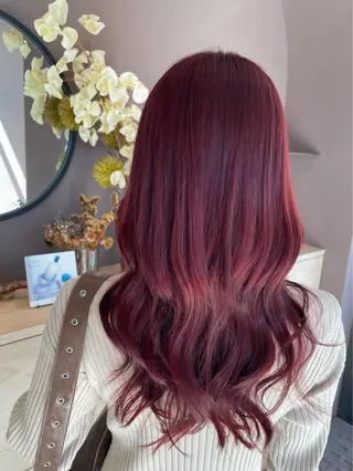 カラー 戸上 メグのヘアスタイル